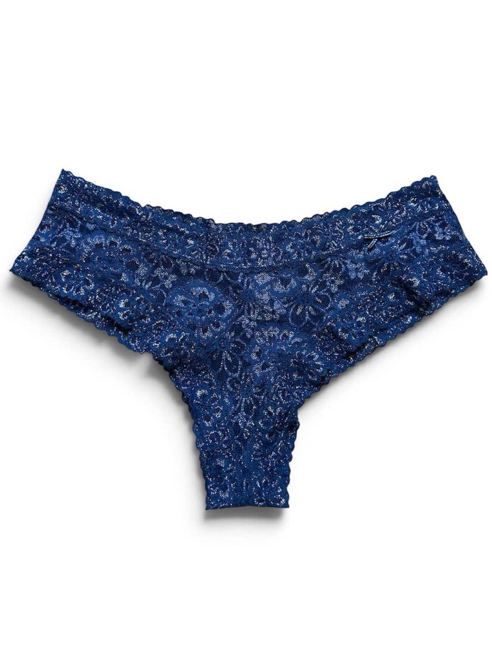 Victoria's Secret Navy Blue Lace Cheeky Panty